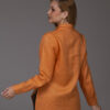 CAMISA CAMBRAIA DE LINHO LARANJA QUEIMADO - Thumbnail Image 2