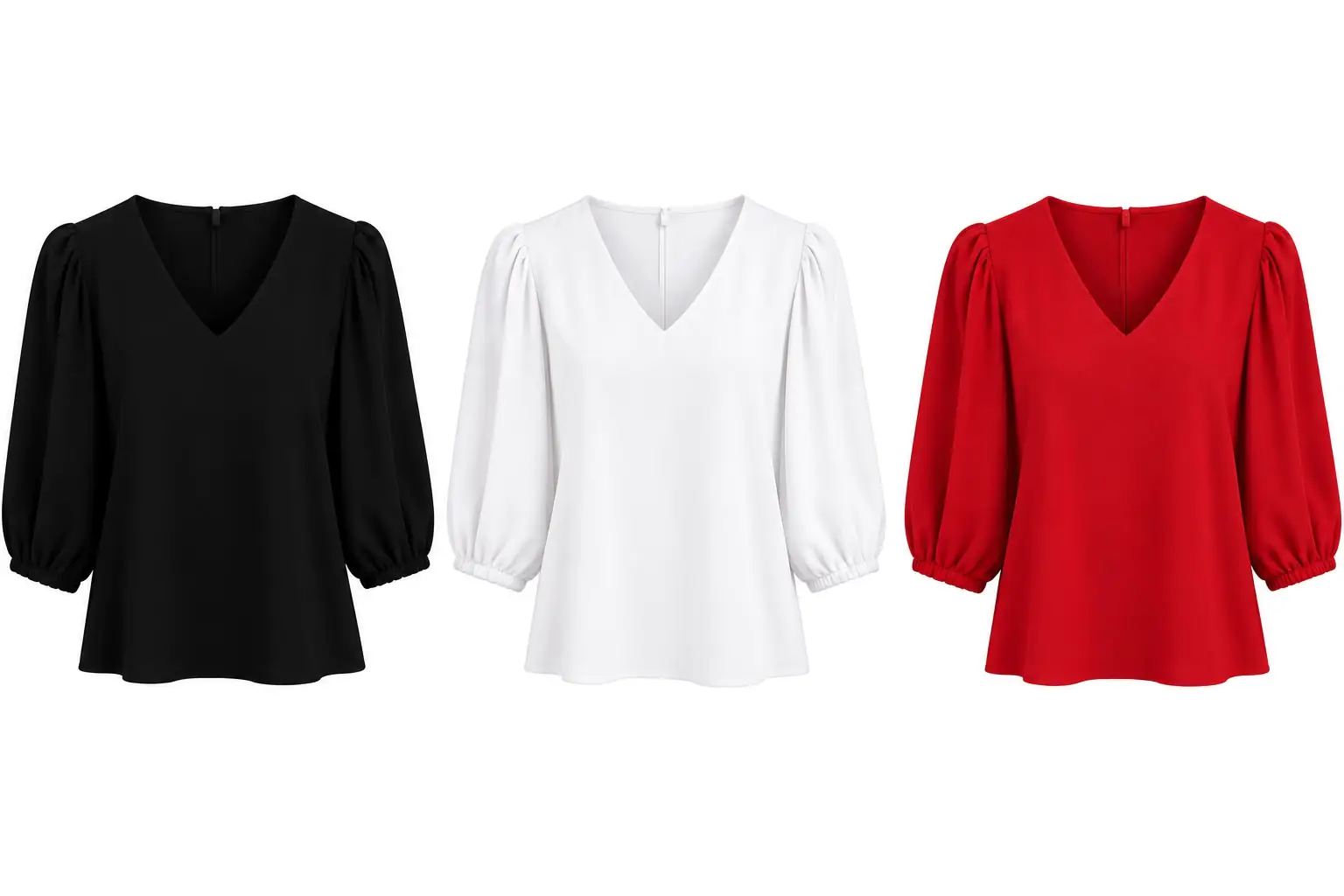 Blusa Basica decote v - Imagem 1